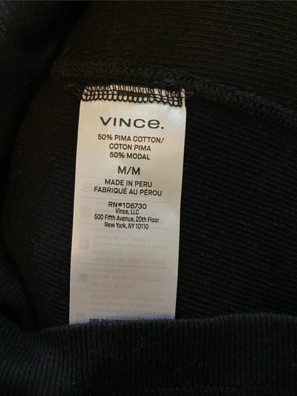 Vince Black Sleeveless Tank top - Picture 4 of 4